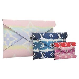 LOUIS VUITTON Monogram Escal Pochette Kirigami Pouch Purple